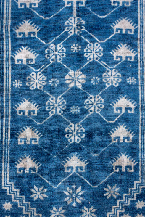 Antique Belouch Area Rug (2' x 4')